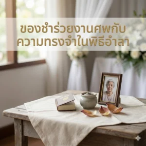 ของชำร่วยงานศพกับบทบาทของความทรงจำในงานอำลา