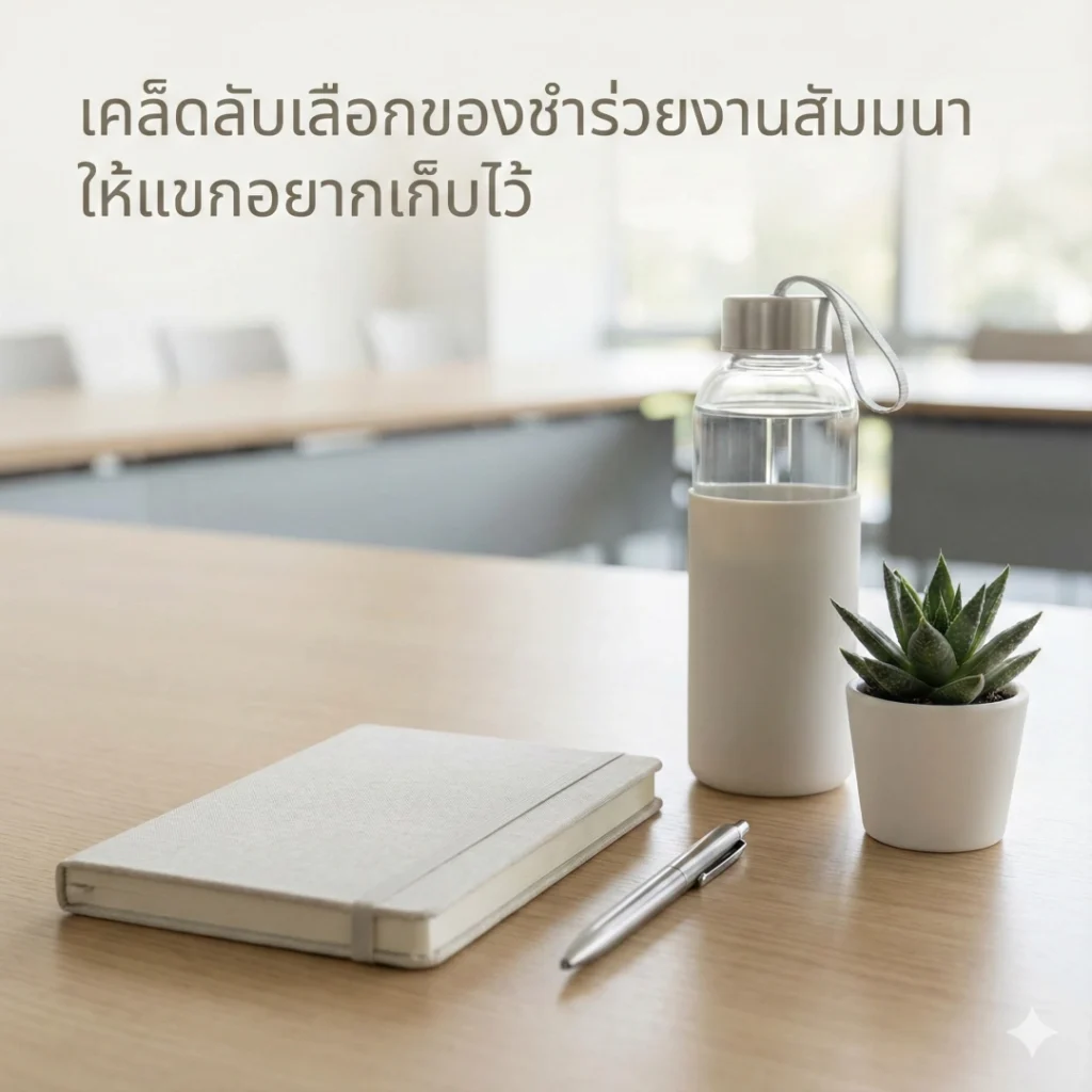 เคล็ดลับเลือกของชำร่วยงานสัมมนาให้แขกอยากเก็บไว้